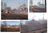 12 домов сгорело из-за пала сухой травы в вологодской деревне