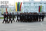 Парад Победы отрепетировали в центре Вологды