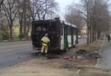 В Вологде сегодня загорелся автобус 25-го маршрута