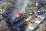 В сгоревшем накануне здании в Соколе проживали около 40 человек (ВИДЕО)