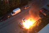 Минувшей ночью в Череповце сгорели 2 автомобиля 