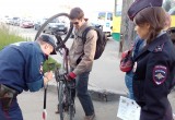 Массовая проверка велосипедов и велосипедистов прошла накануне в Вологде (ФОТО)