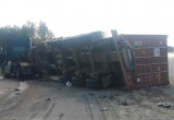 Под Череповцом столкнулись два грузовика, есть пострадавший (ФОТО)