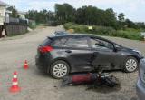 17-летний мотоциклист без прав попал под иномарку в Вологде
