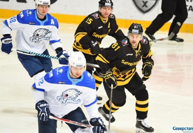 Хоккейная «Северсталь» проиграла «Барысу» из Казахстана