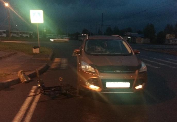 16-летнего велосипедиста сбила иномарка в Череповце