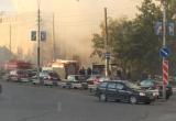 В Вологде опять горит бывший спорткомплекс «Труд» (ФОТО)