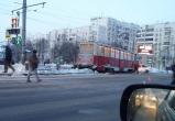 Трамвай 4-го маршрута сошел с рельс в Череповце