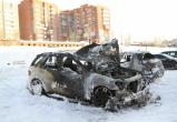 Три автомобиля пострадали при пожаре на Московском шоссе 