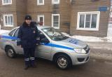 Сокольские полицейские предотвратили возгорание автомобиля местной жительницы