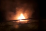 Пожарные в Вологде ехали очень долго - дом горел открытым пламенем (ВИДЕО) 