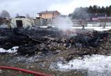 В Череповецком районе до основания сгорел деревянный дом (ФОТО)