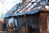 В Вологодском районе жилой дом тушили пять пожарных расчетов 
