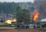 От удара молнии в Вологодской области загорелась баня 