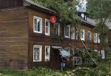 Стихия повалила дерево в Соколе: горячей воды и электричества лишились несколько домов (ФОТО)