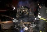 Иномарки продолжают гореть по всей Вологодчине: очередной пожар случился в Шексне (ФОТО)