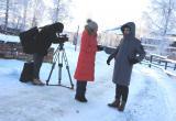Журналисты первого канала начали съемки на Вологодчине: конечная остановка – родина Деда Мороза