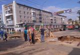 В начале апреля улицу Герцена в Вологде снова перекопают для ремонта ливневки
