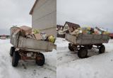 «Ноу-хау» мусорной реформы: в Великом Устюге для сбора отходов установили телегу