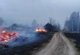 Огонь уничтожил 13 строений: деревня полыхала в Бабаевском районе