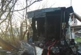 В деревне под Прилуками на пожаре в вагончике серьезно пострадал мужчина в годах (ФОТО)