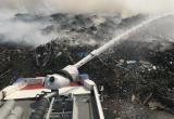 Пожар на полигоне ТБО не повлиял на воздух в городе Вологде