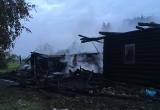 58-летняя женщина получила ожоги во время пожара в Шекснинском районе