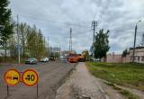 В Вологде продолжился ремонт улицы Гагарина