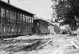 Старая Вологда. ул. Менжинского. Вид в сторону вокзала. 1960 год