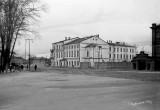 Старая Вологда. перекресток ул. Ленина — ул. Калинина (соврем. ул. Зосимовская). 1956 год