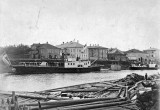Старая Вологда. Вид на Пречистенскую набережную. 1898 год