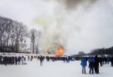 Вологжане проводили зиму:Масленица сгорела ярко и быстро(ВИДЕО и ФОТО)