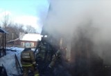В Череповце сгорел деревянный дом (ФОТО) 