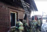 В Череповце сгорел деревянный дом (ФОТО) 