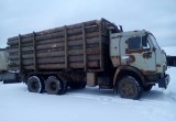 В Вологодской области задержан лесовоз с древесиной