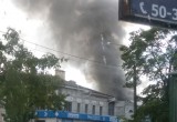 В центре Вологды горит деревянный дом (ФОТО,ВИДЕО) 