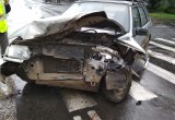Столкновение Шкоды и ВАЗа произошло в Вологде (ФОТО)
