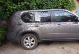 Автомобили с вологодским  номерами пострадали в Ялте (ФОТО) 