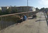"Красный мост" открыт для пешеходов, но ремонт ещё не закончен (ФОТО) 