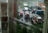 В Вологде загорелась многоэтажка: из дома эвакуированы 16 жильцов (ФОТО)