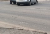 В Вологде два автомобиля не поделили одну улицу (ФОТО) 