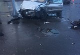 Лобовое столкновение в центре Вологды: автомобили разбиты в хлам (ФОТО) 