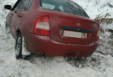 "Бесправный" вологжанин разбил голову, улетев в кювет на трассе в Вологодском районе (ФОТО) 