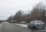 Утро аварий в Вологодской области: три машины в кювете, один пешеход под автобусом (ФОТО)