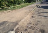 Вологда не в порядке: тротуар и дорога напротив Макси