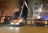 Расселенный дом снова загорелся в Вологде (ФОТО)
