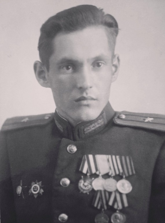 1950 год Майор Василий Коровкин.