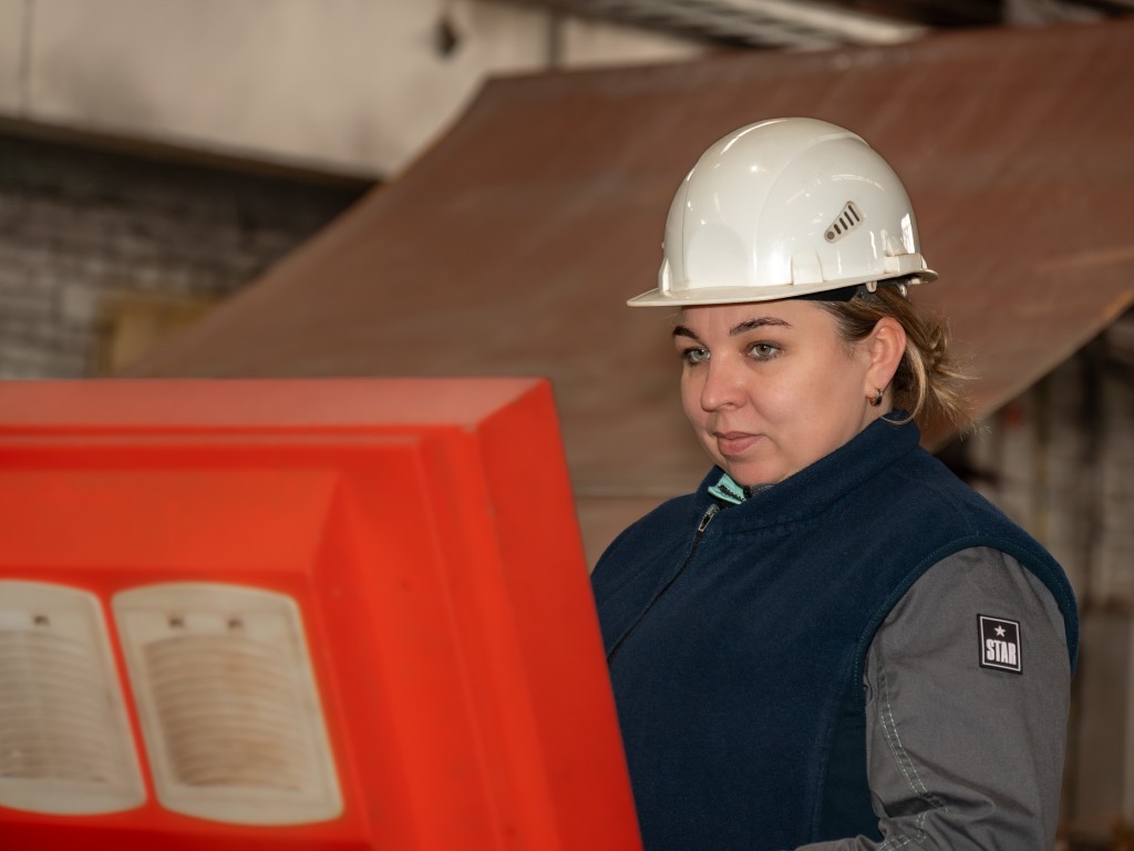 Начальник производства Череповецкого завода «Первый Коксохиммонтаж» Марина Балагуровская