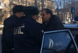 Евгения Доможирова доставили в отдел полиции