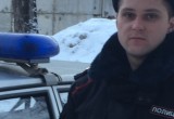 Череповецкий полицейский, рискуя жизнью, вынес из огня женщину